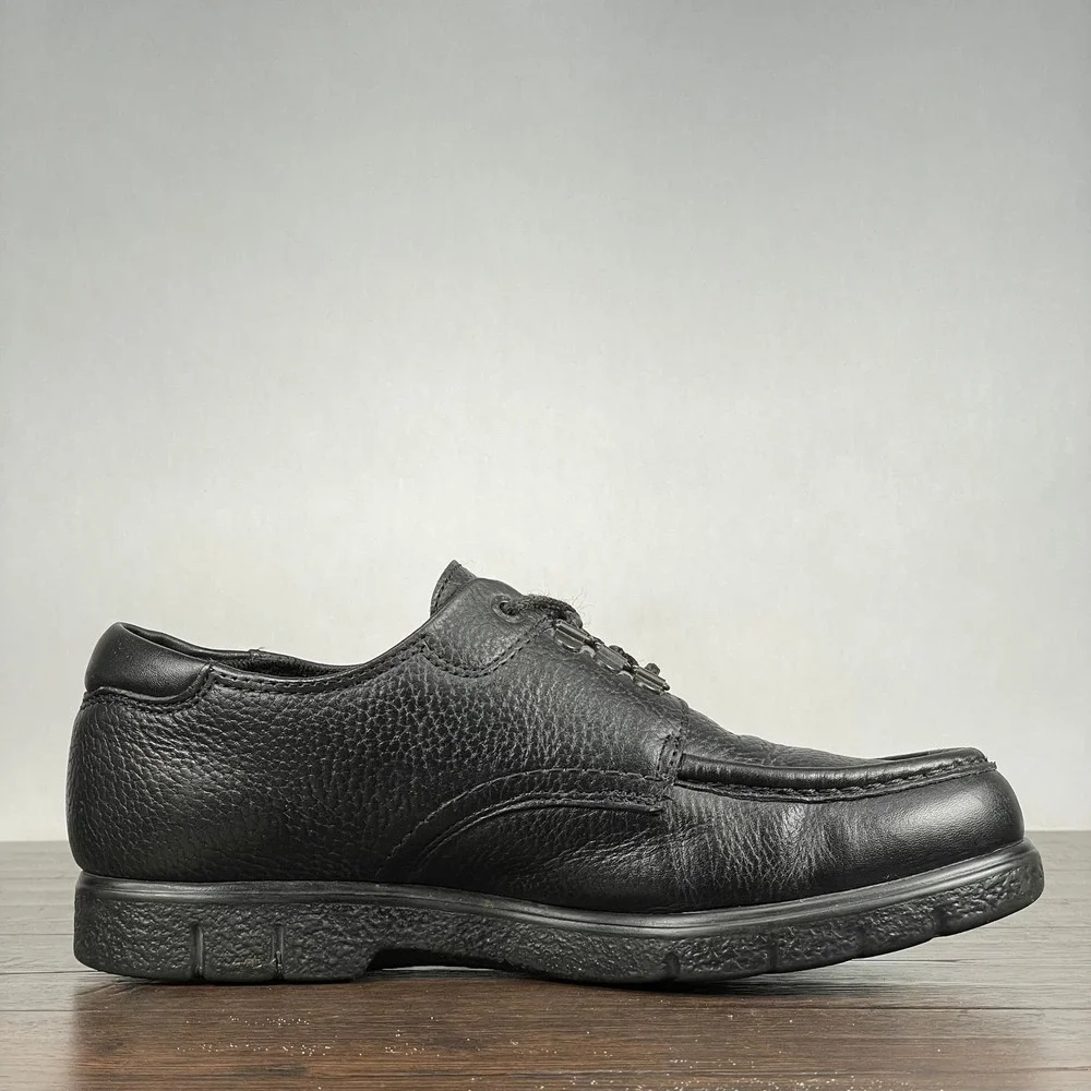 Red Wing Shoes Mens 9 Black Leather Comfort Shoes USA Lace-Up Classic Minimalist
